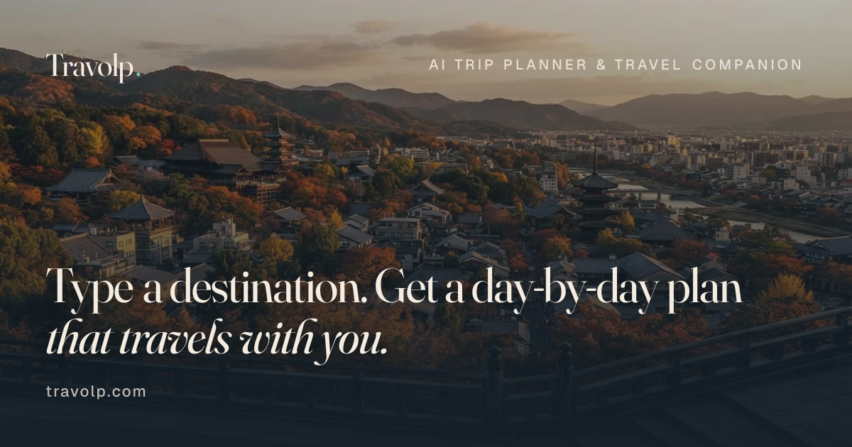 Travolp - Trip planner that reshuffles your day when the plan breaks